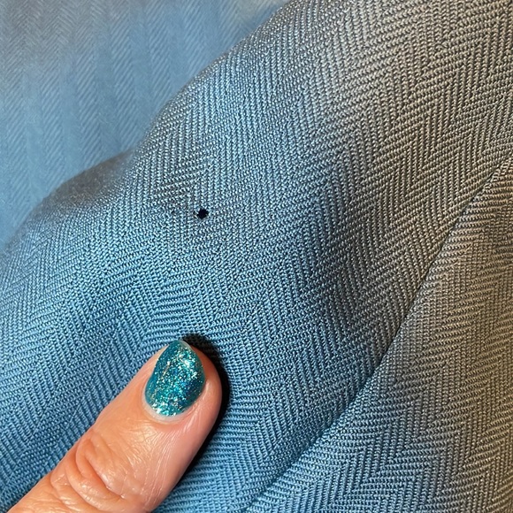 Pendleton 100% virgin wool 22W plus size blue suit coat  pant set - Picture 16 of 17